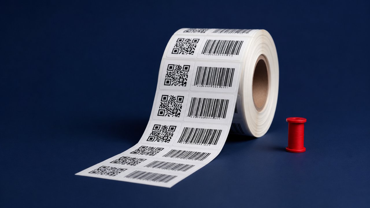 Konfeksiyon & Perakende İçin QR Kod & Barkod Etiket Baskısı
